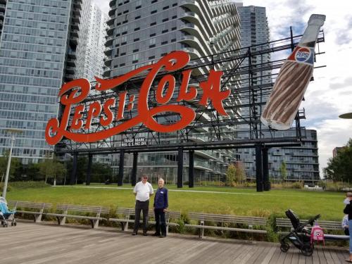 Historic Pepsi sign in Long Island City